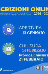 Proroga iscrizione 21 febbraio 2026